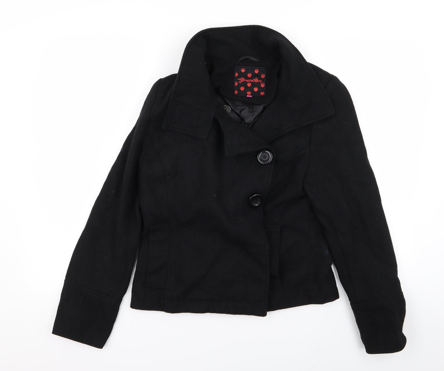 New Look Girls Black   Jacket Coat Size 14-15 Years