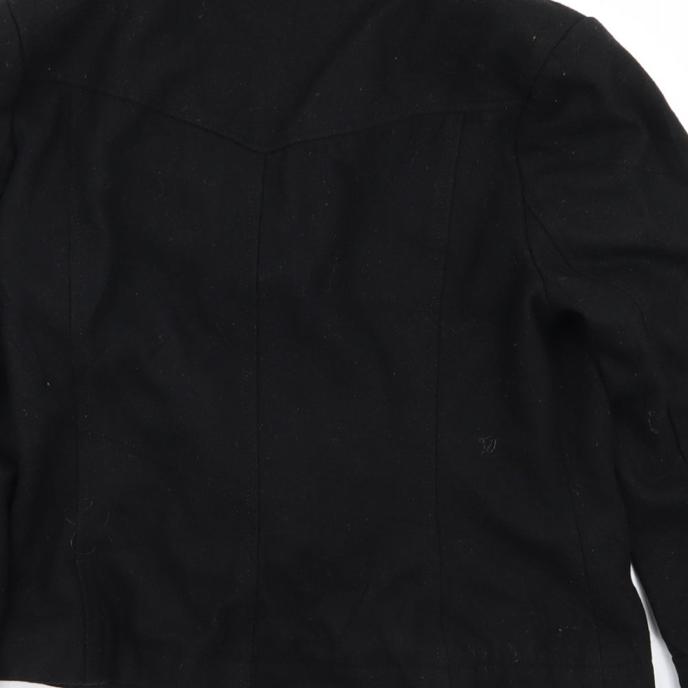 New Look Girls Black   Jacket Coat Size 14-15 Years