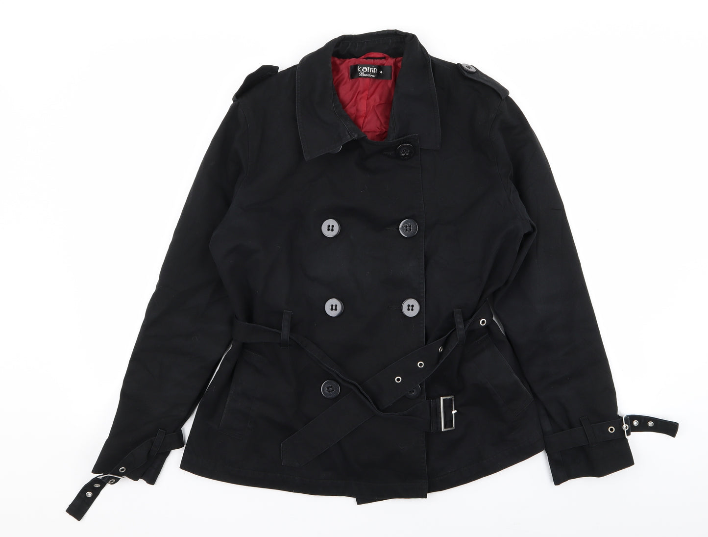 katrin london Womens Black   Jacket Coat Size 14