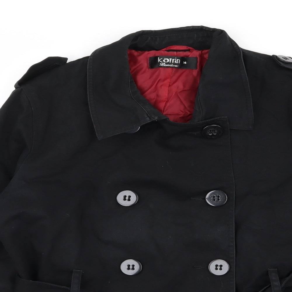 katrin london Womens Black   Jacket Coat Size 14
