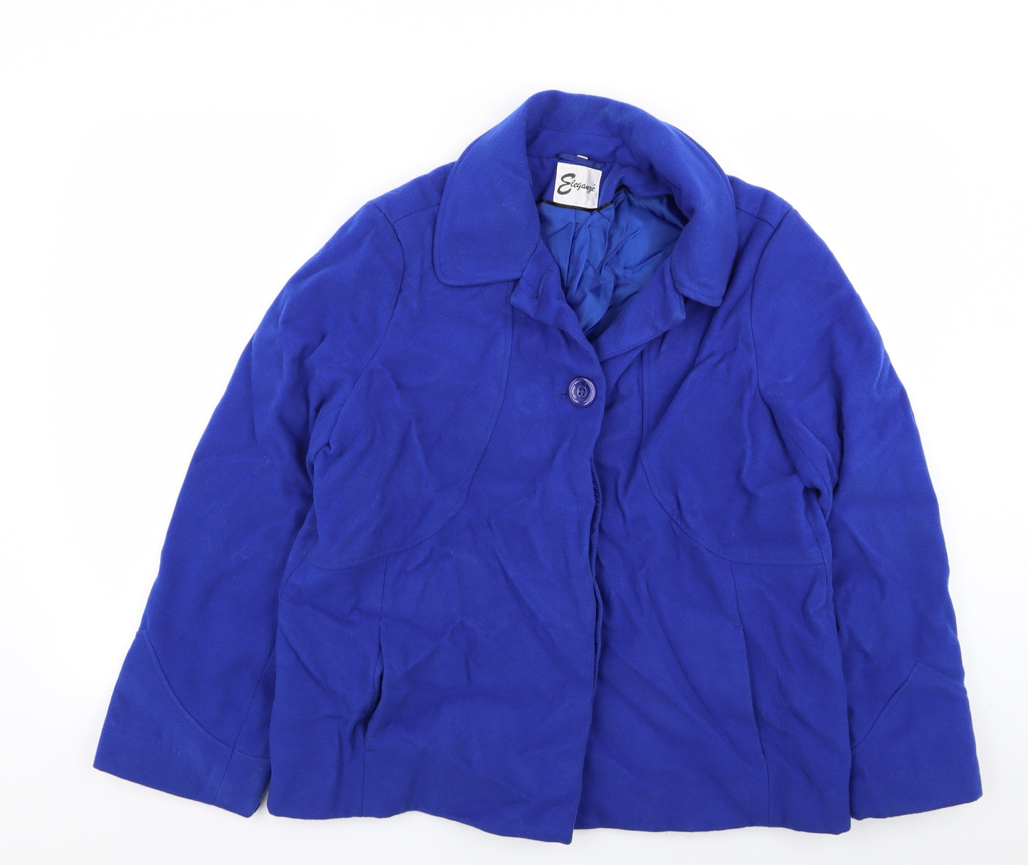elegance Womens Blue   Jacket  Size 16