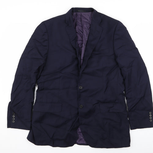 Savoy Taylors Guild Mens Blue   Jacket Blazer Size 42