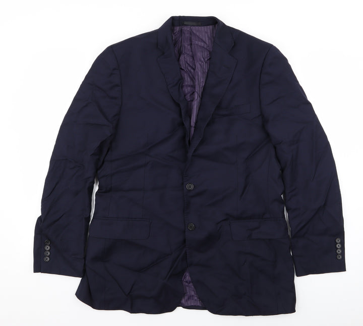 Savoy Taylors Guild Mens Blue Jacket Blazer Size 42