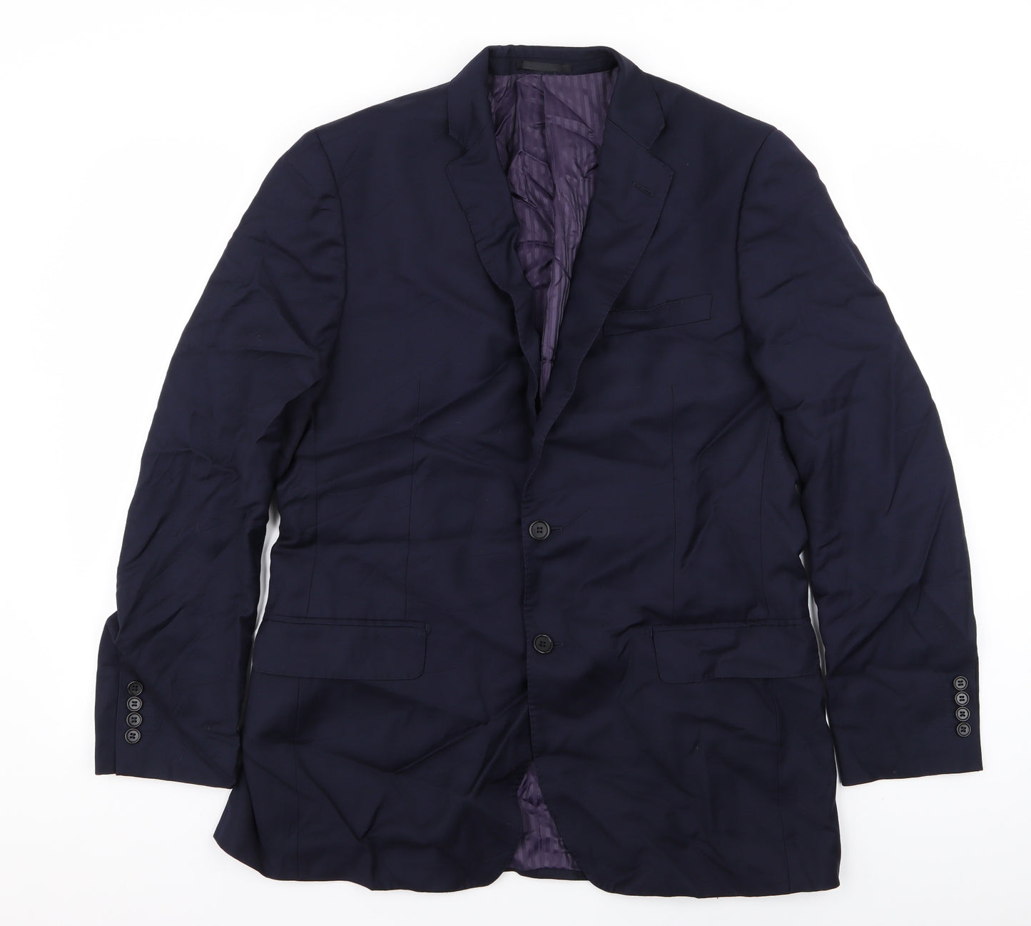 Savoy Taylors Guild Mens Blue   Jacket Blazer Size 42