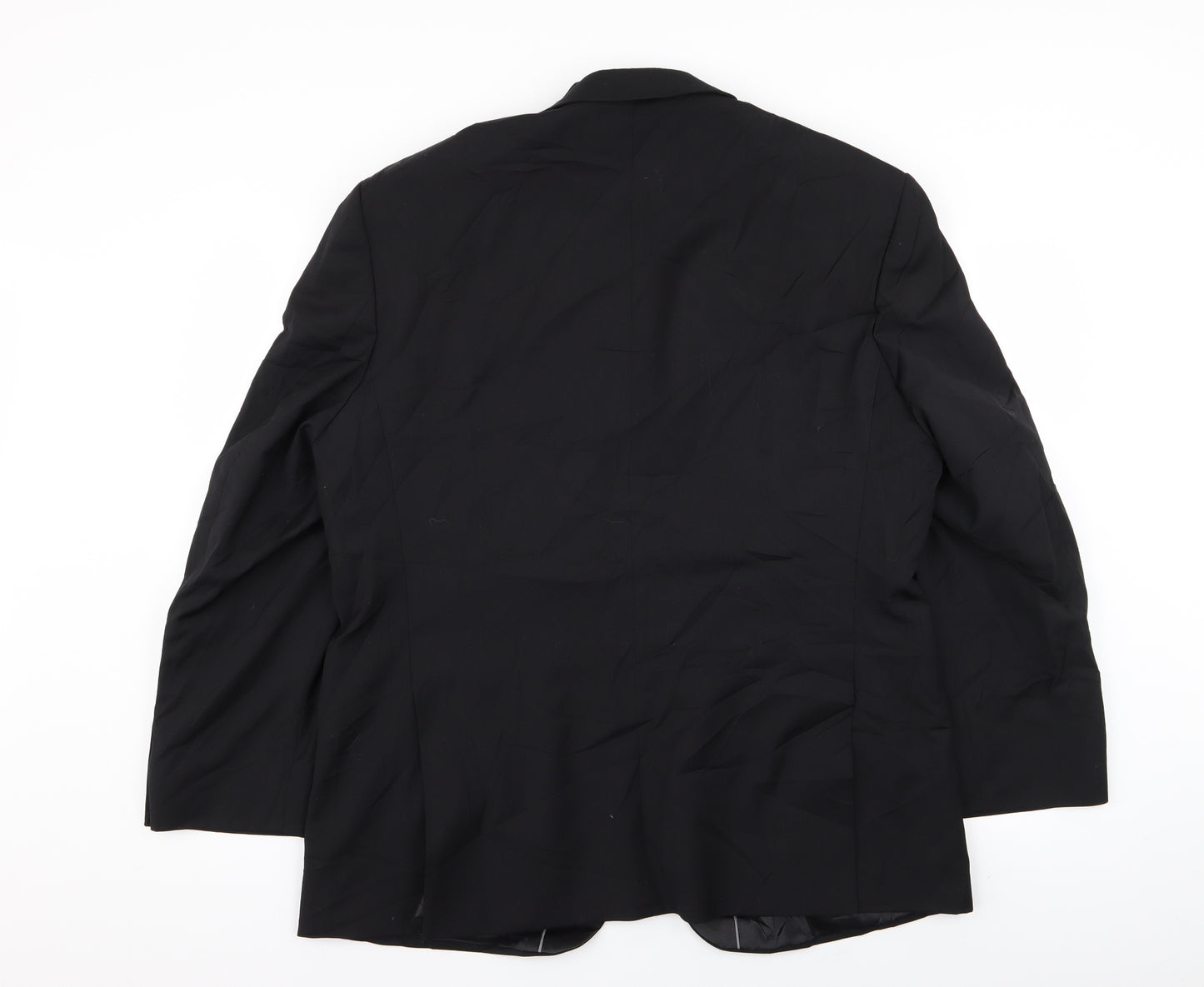 Preworn Mens Black   Jacket Blazer Size 44