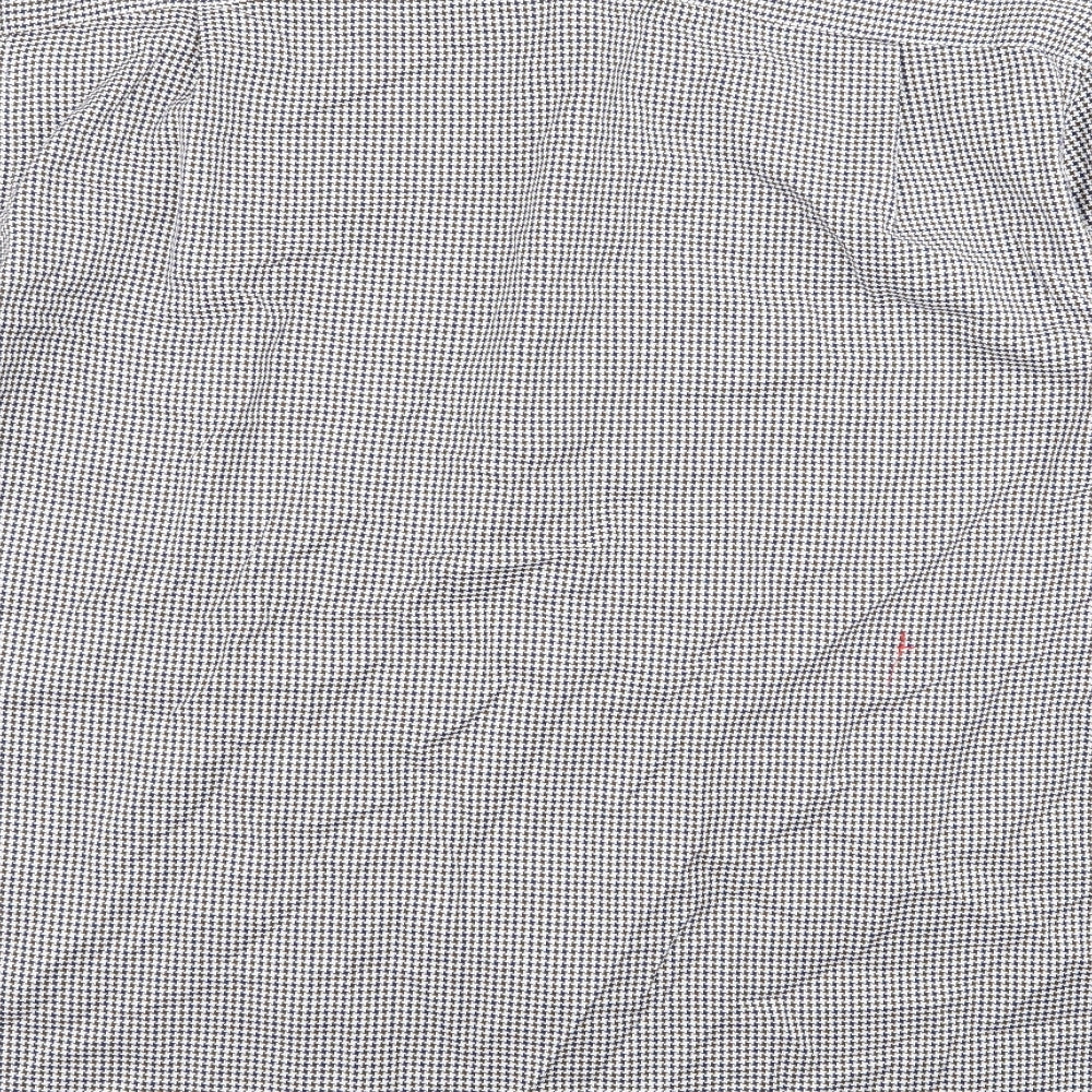 collezione Mens Multicoloured Houndstooth   Dress Shirt Size XL