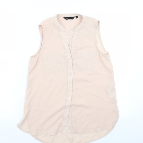 New Look Womens Pink   Basic Blouse Size 6