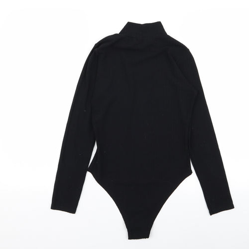 Boohoo Womens Black   Bodysuit One-Piece Size 8