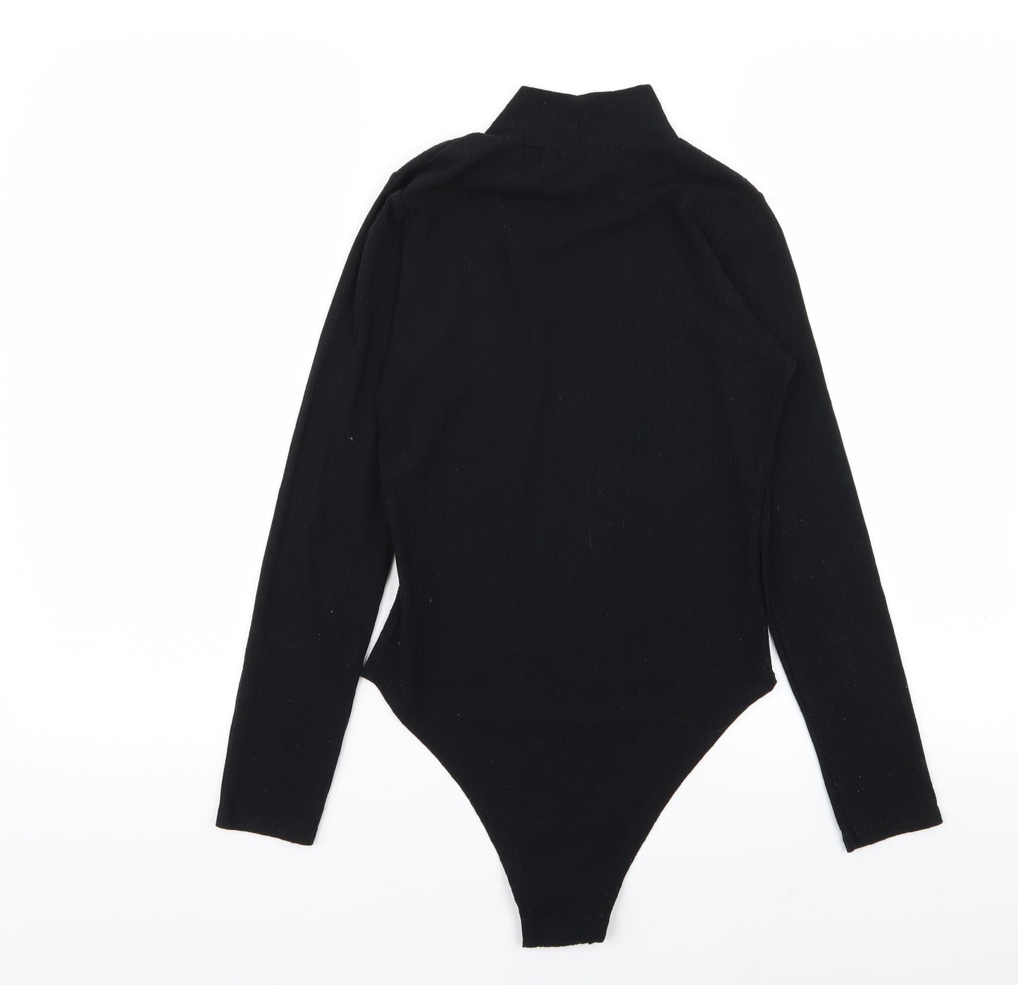 Boohoo Womens Black   Bodysuit One-Piece Size 8