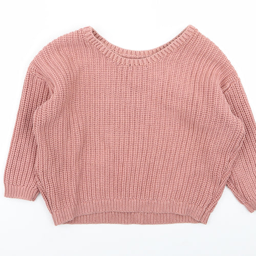 Lindex Womens Pink   Pullover Jumper Size S