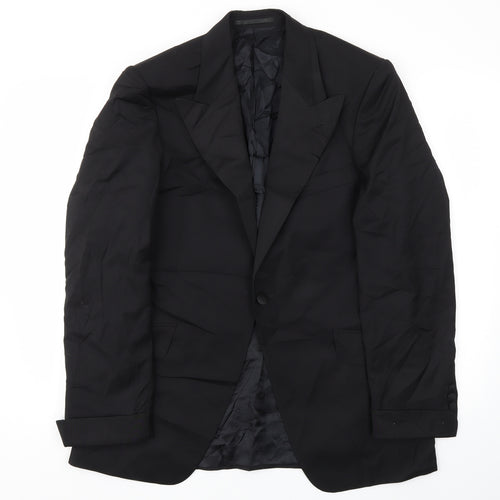 Preworn Mens Black   Jacket Blazer Size 40