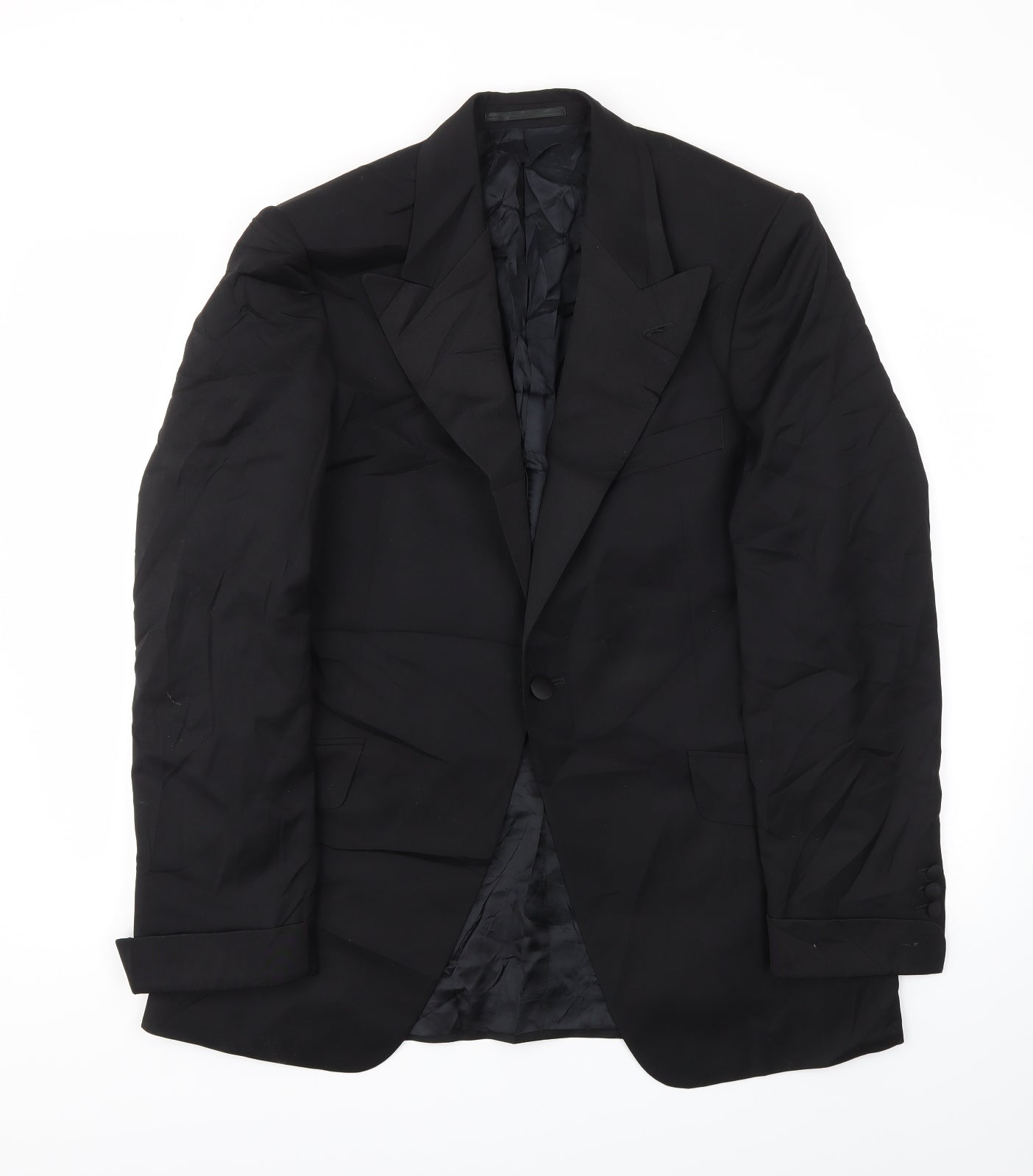 Preworn Mens Black   Jacket Blazer Size 40