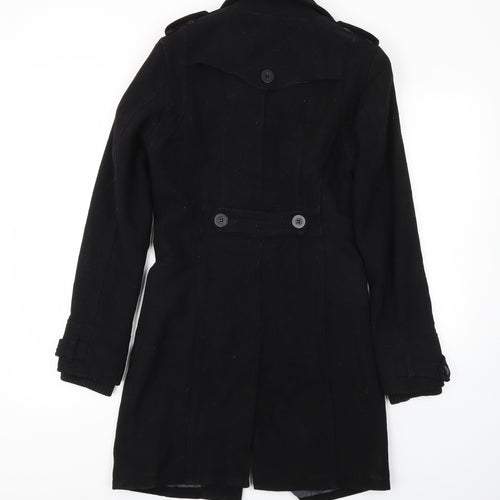 Preworn Womens Black   Jacket Coat Size XS