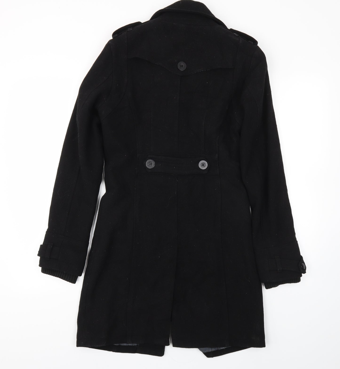Preworn Womens Black   Jacket Coat Size XS