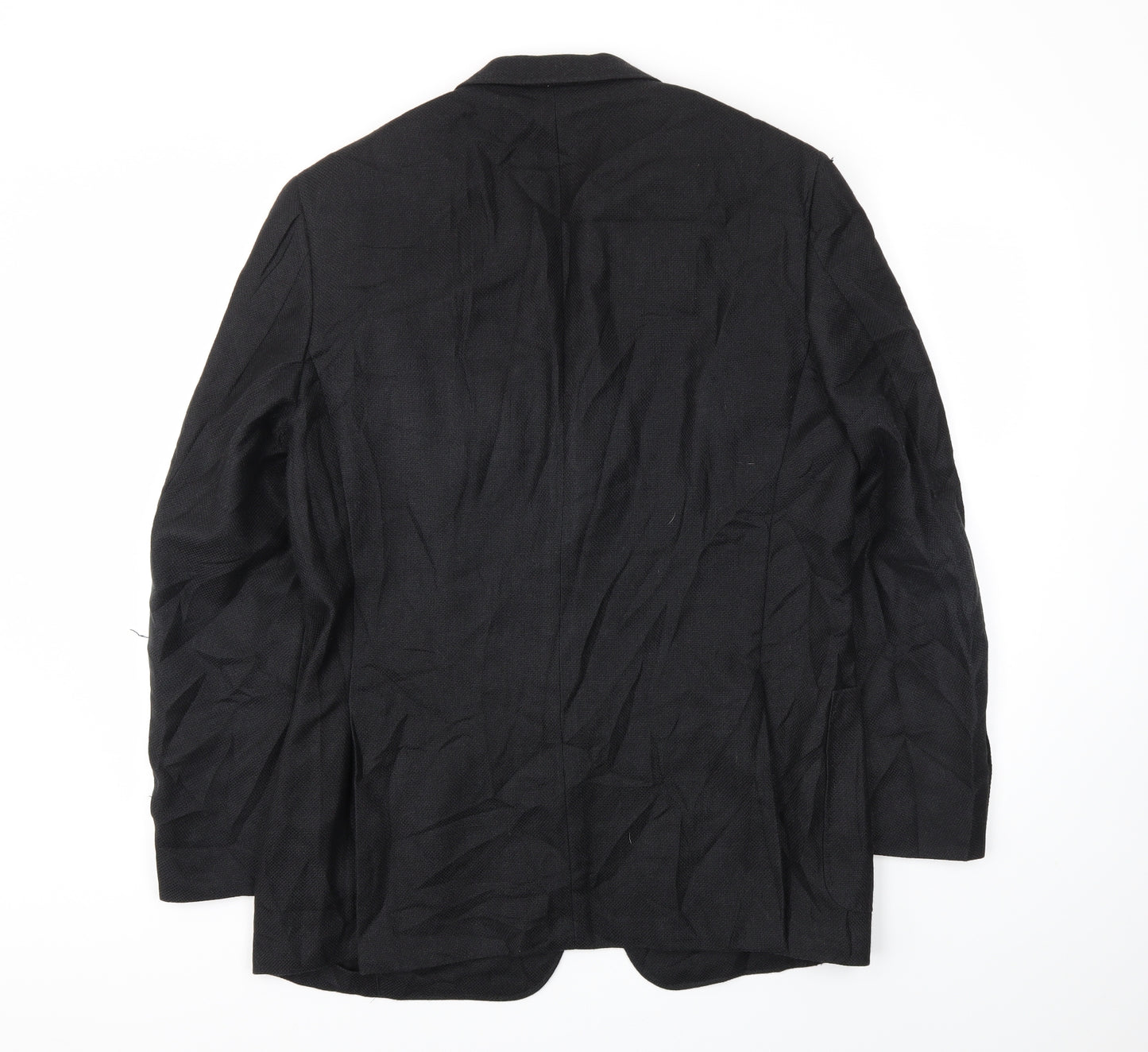 CORNELLIANI Mens Black   Jacket Blazer Size 50