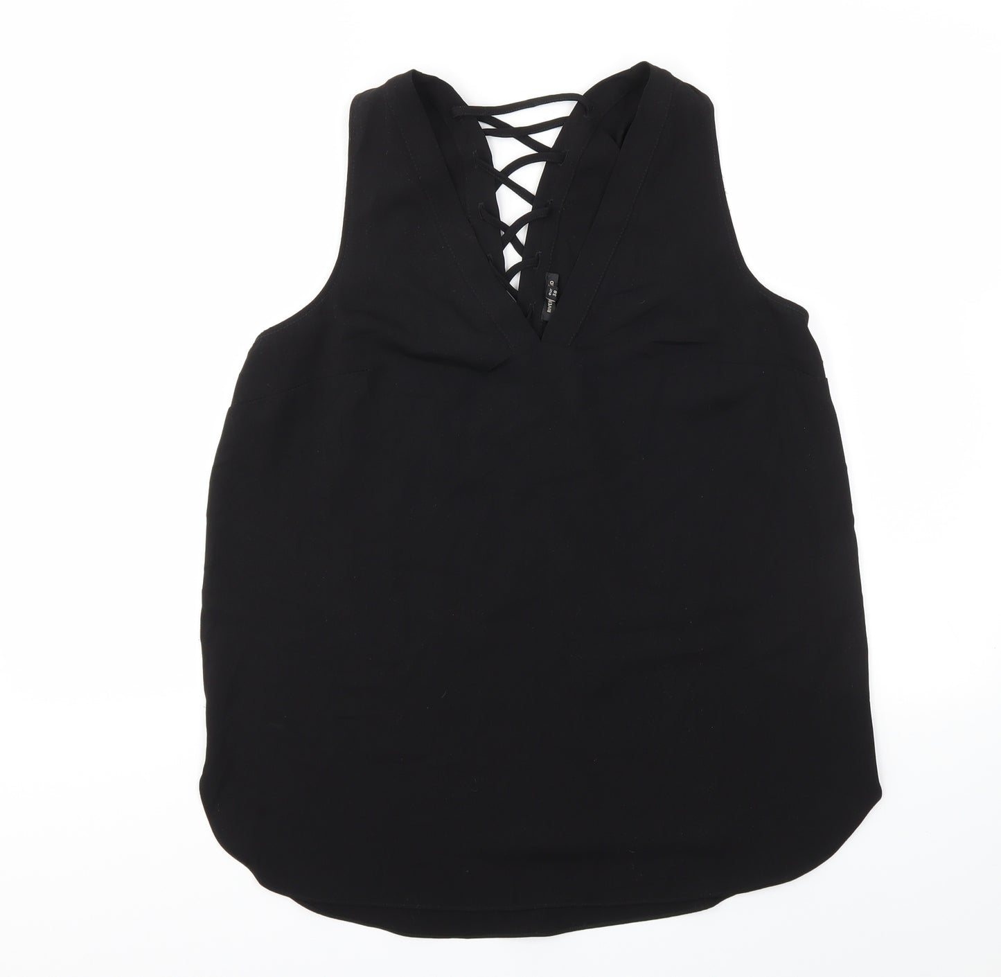 River Island Womens Black   Camisole Blouse Size 12