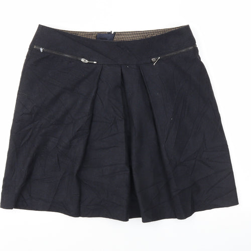 M&S Womens Blue   Flare Skirt Size 10