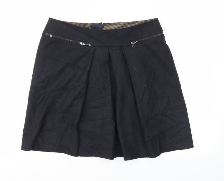 M&S Womens Blue Flare Skirt Size 10
