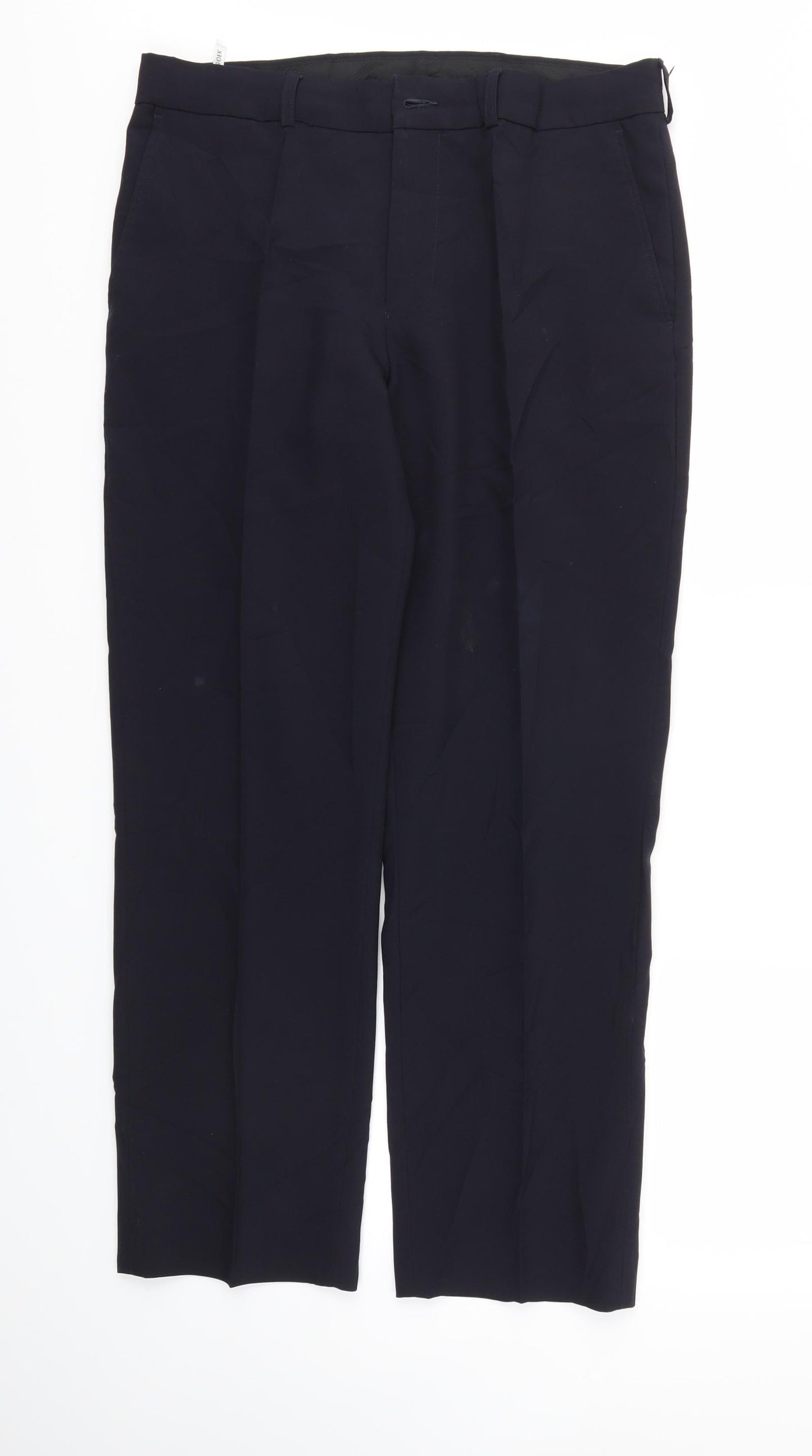 BHS Mens Blue   Trousers  Size 34 L28 in