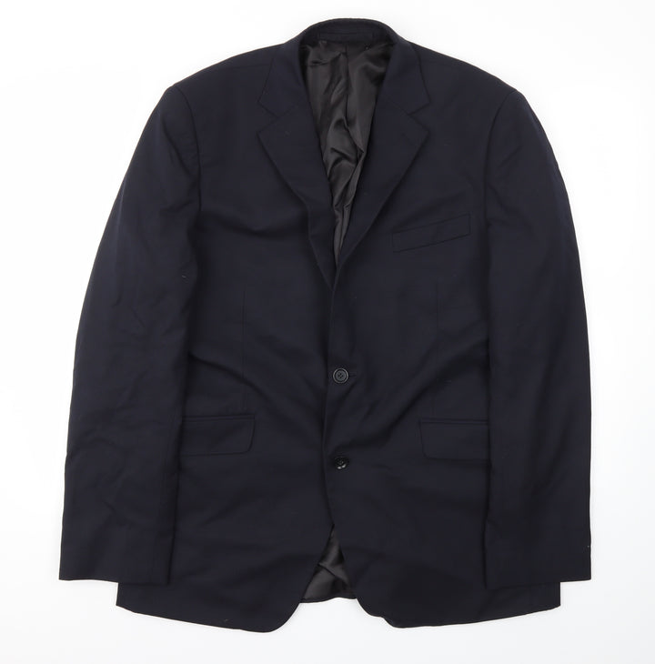 Preworn Mens Blue   Jacket Blazer Size 44