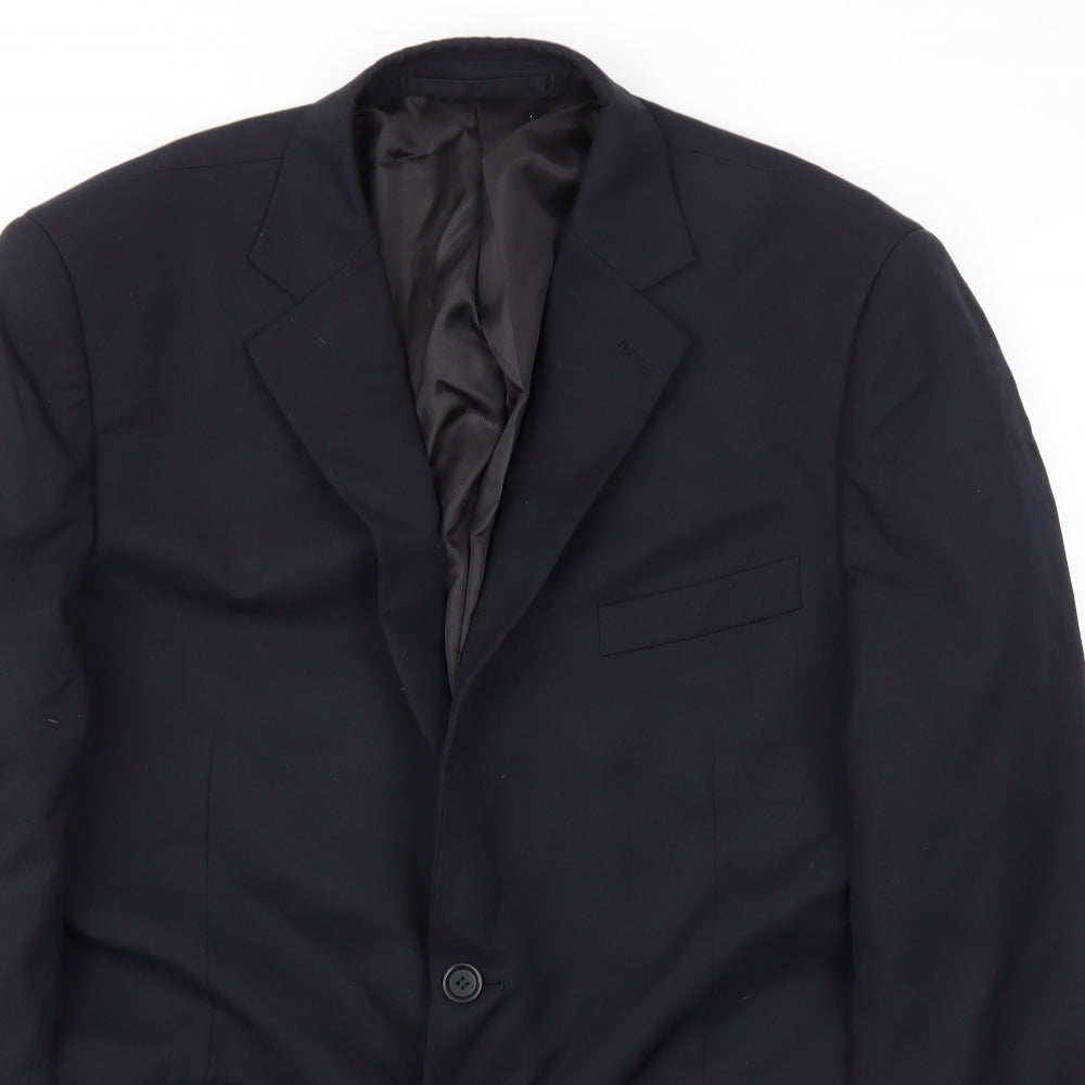 Preworn Mens Blue   Jacket Blazer Size 44