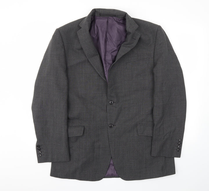 M&S Mens Grey Jacket Blazer Size 42