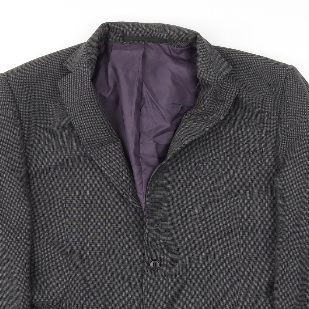 M&S Mens Grey   Jacket Blazer Size 42