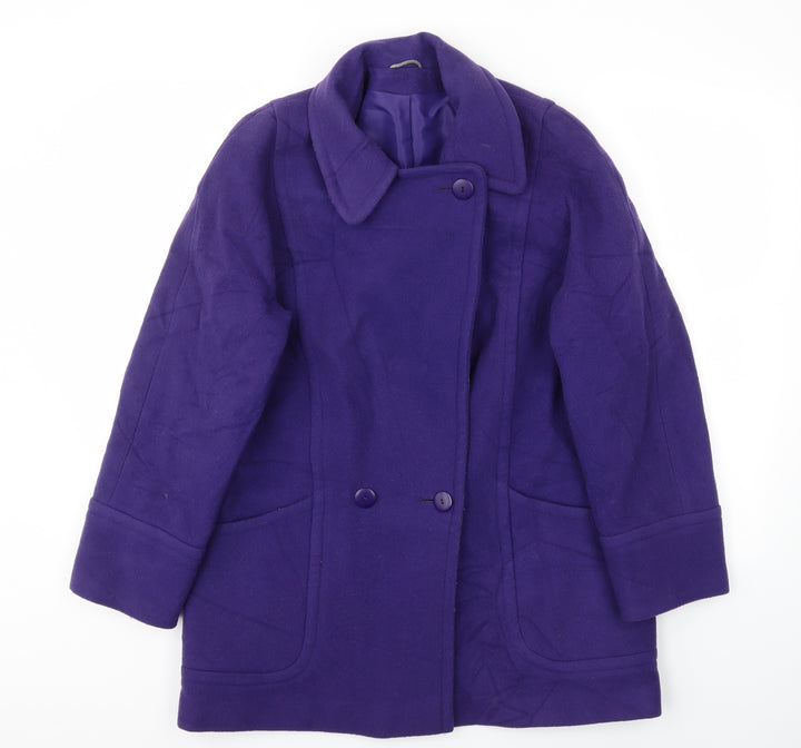Julius Womens Purple Jacket Coat Size 12