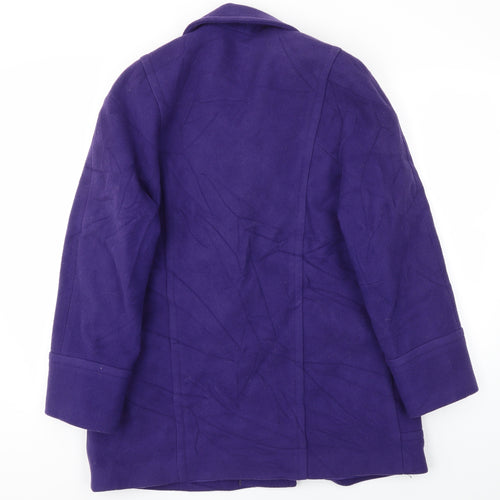 Julius Womens Purple   Jacket Coat Size 12