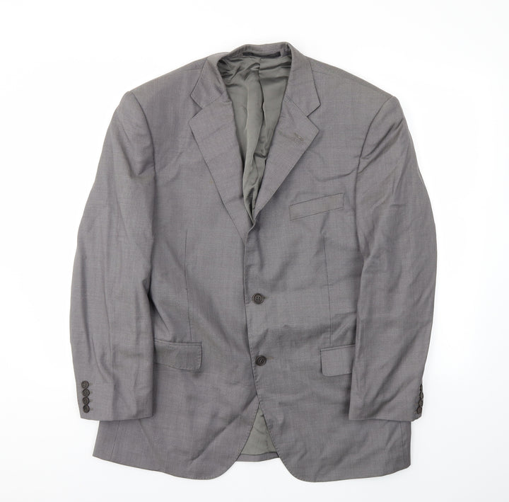 M&S Mens Grey Jacket Blazer Size 42