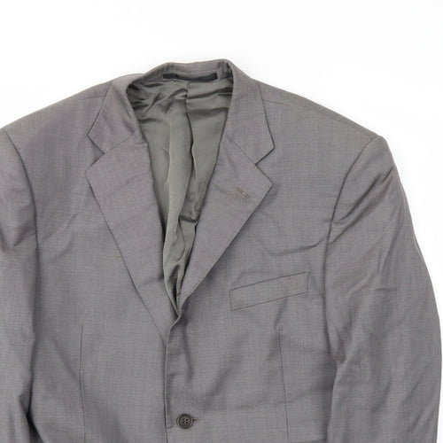 M&S Mens Grey   Jacket Blazer Size 42