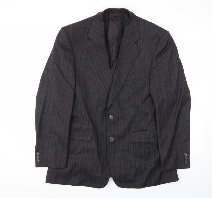 LABEL Mens Grey   Jacket Blazer Size 40