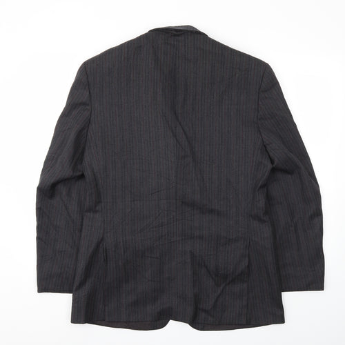 LABEL Mens Grey   Jacket Blazer Size 40