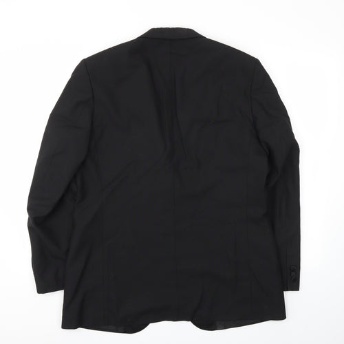 St Micahel Mens Black   Jacket Blazer Size 42
