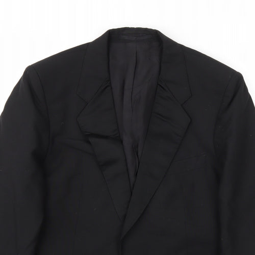 St Micahel Mens Black   Jacket Blazer Size 42
