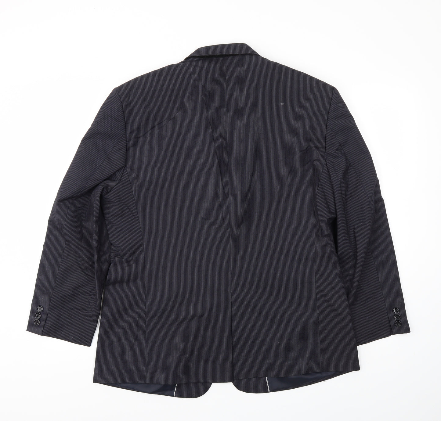 BY LUCA Mens Blue Striped  Jacket Blazer Size 42