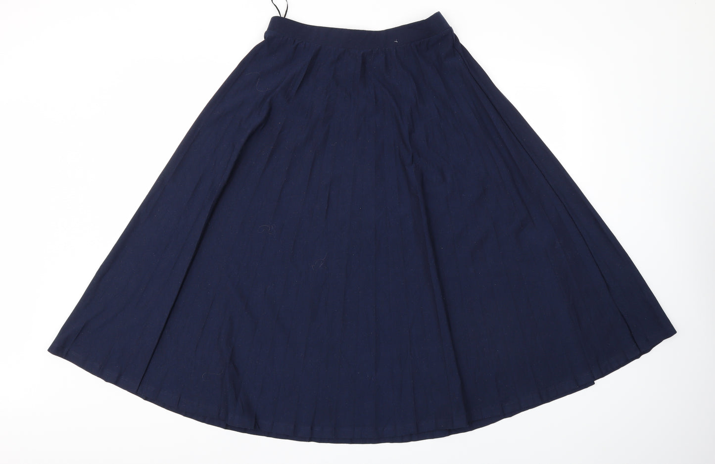 M&S Womens Blue   Flare Skirt Size 10  - Stretch waistband