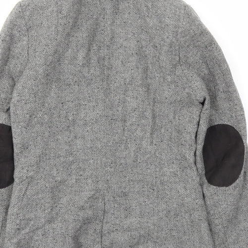H&M Womens Grey   Jacket Blazer Size 6