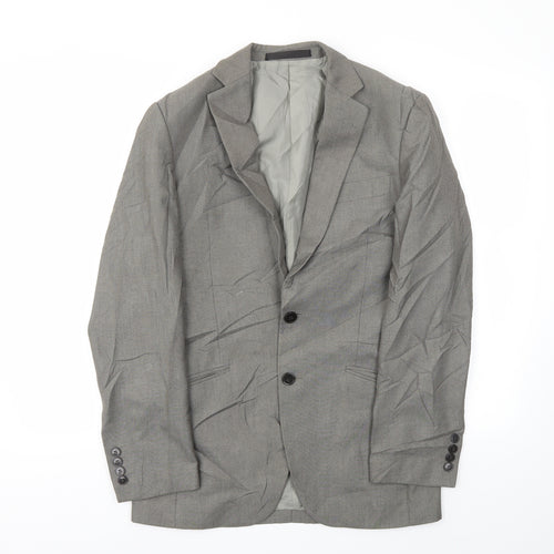M&S Mens Grey   Jacket Blazer Size 34