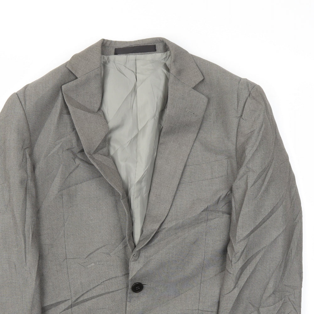 M&S Mens Grey   Jacket Blazer Size 34