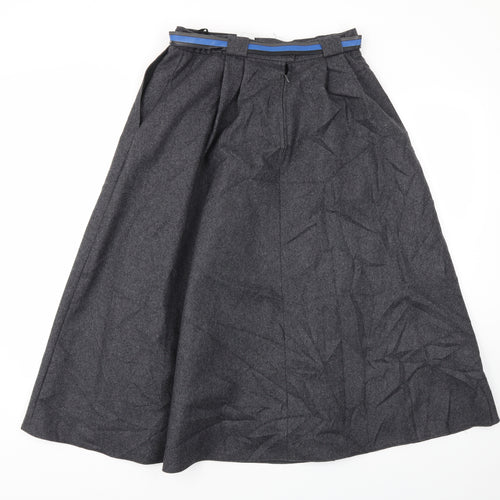 SLIMMER Womens Grey   Flare Skirt Size 12