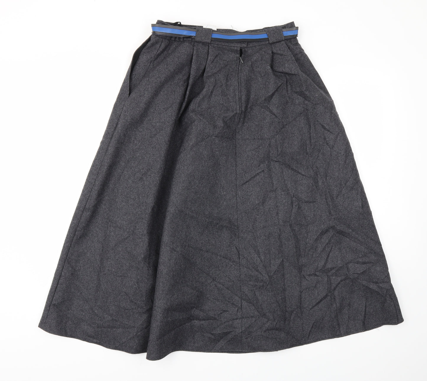 SLIMMER Womens Grey   Flare Skirt Size 12