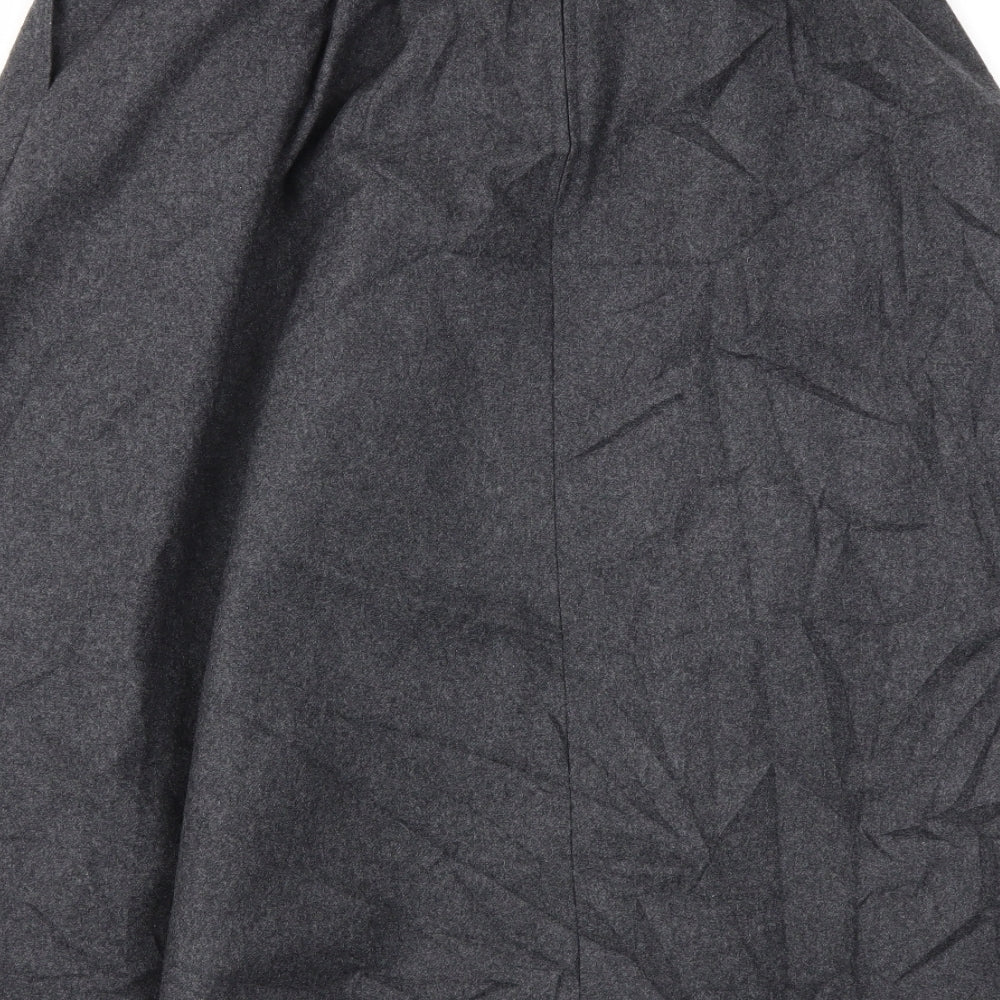 SLIMMER Womens Grey   Flare Skirt Size 12