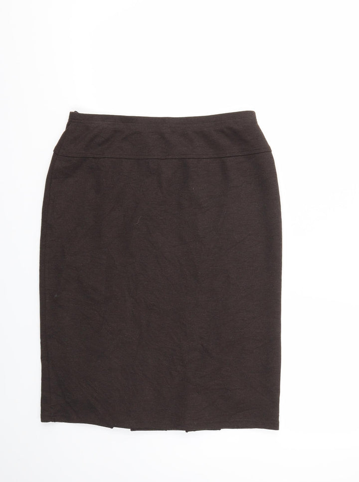 LUCIA Womens Brown   Flare Skirt Size 12