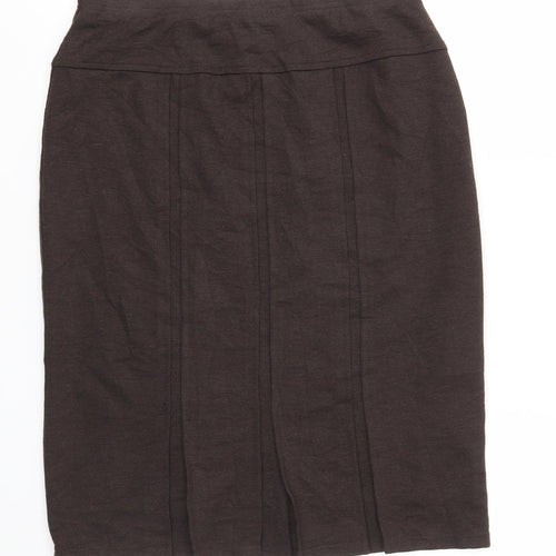 LUCIA Womens Brown   Flare Skirt Size 12