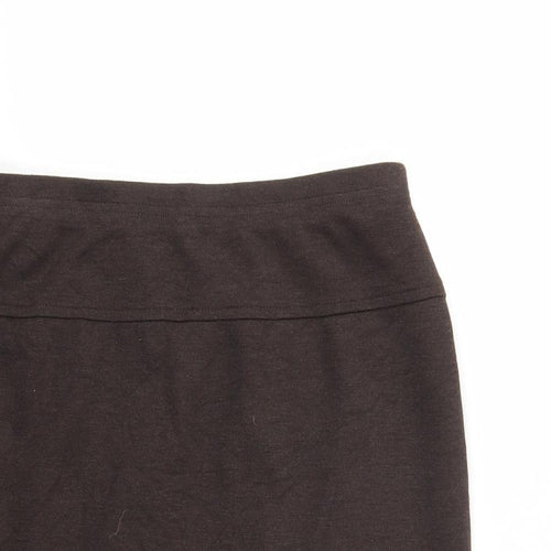 LUCIA Womens Brown   Flare Skirt Size 12