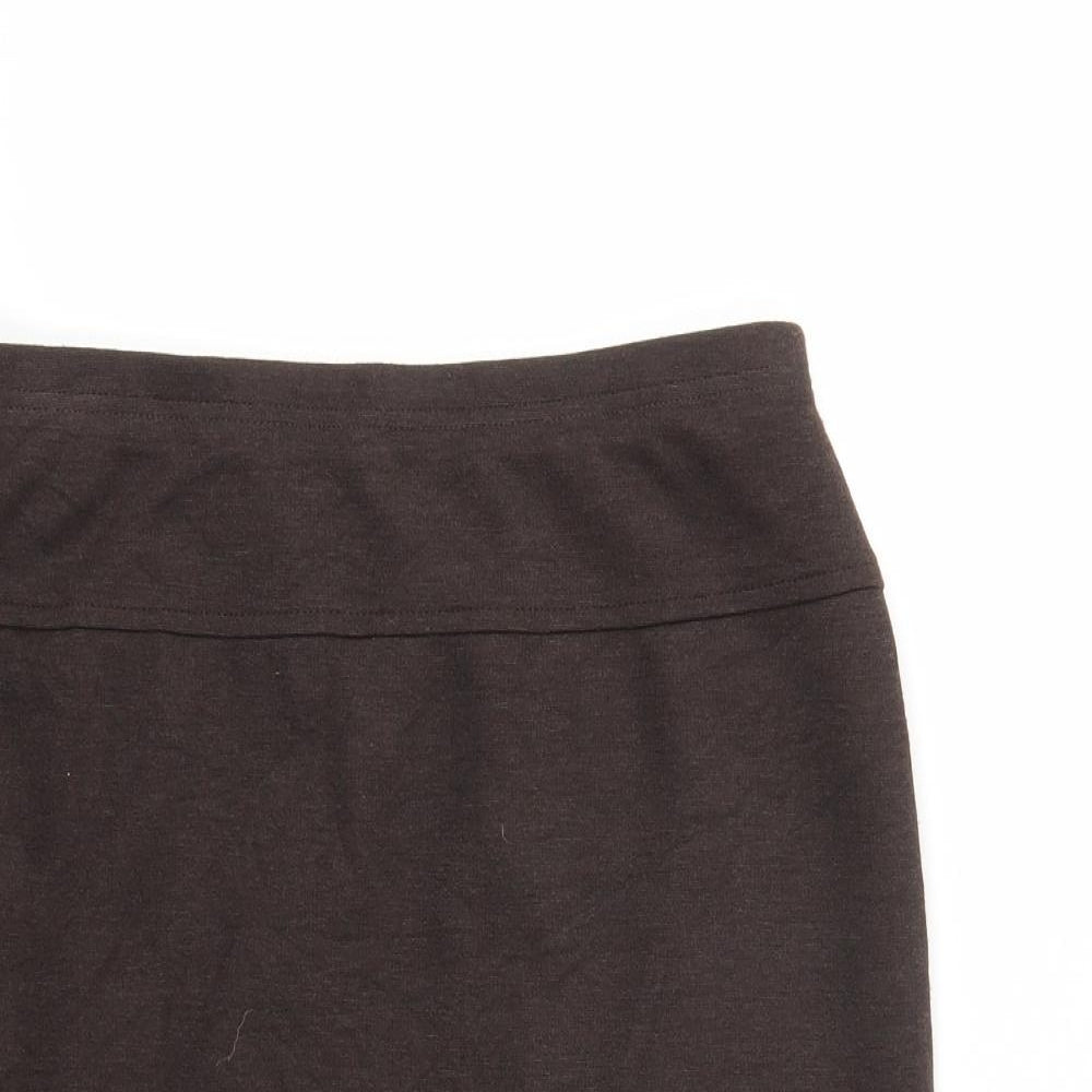 LUCIA Womens Brown   Flare Skirt Size 12