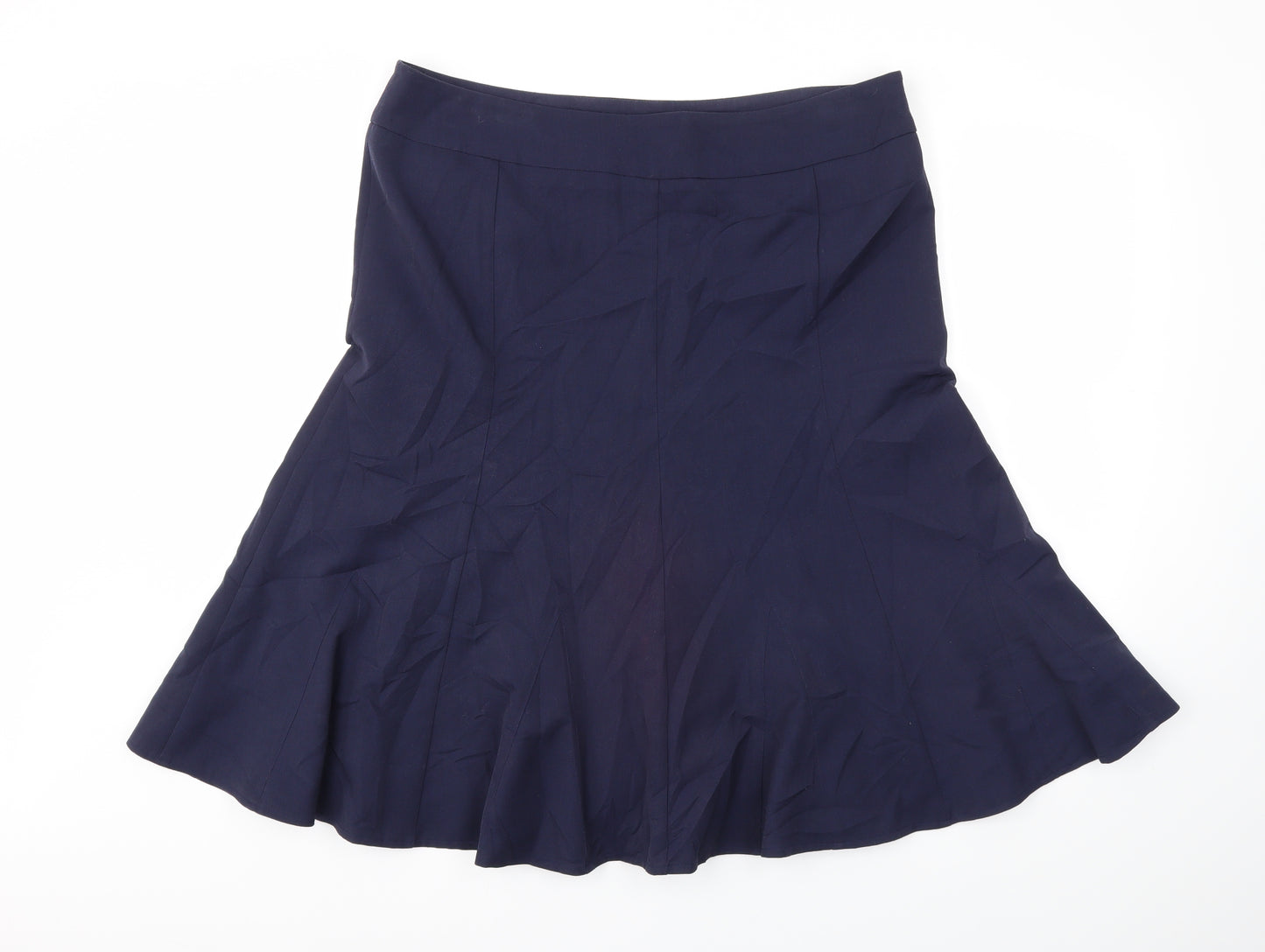 EAST Womens Blue   Flare Skirt Size 16