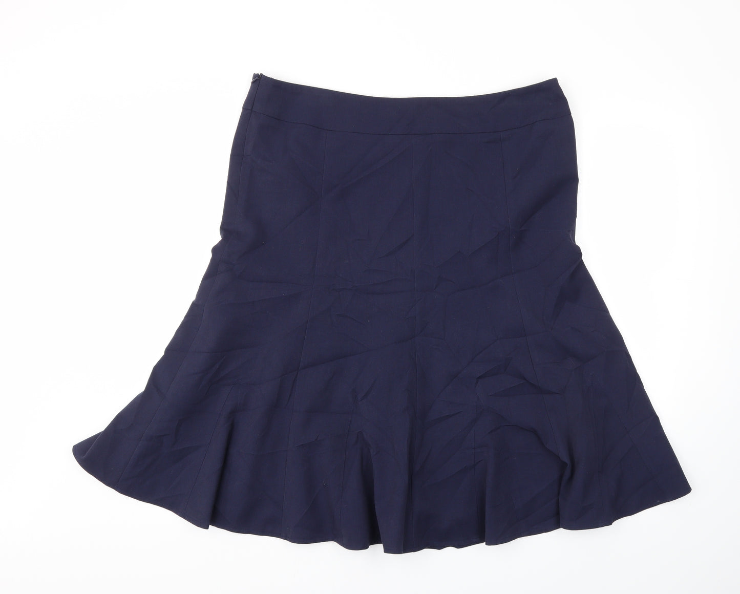 EAST Womens Blue   Flare Skirt Size 16