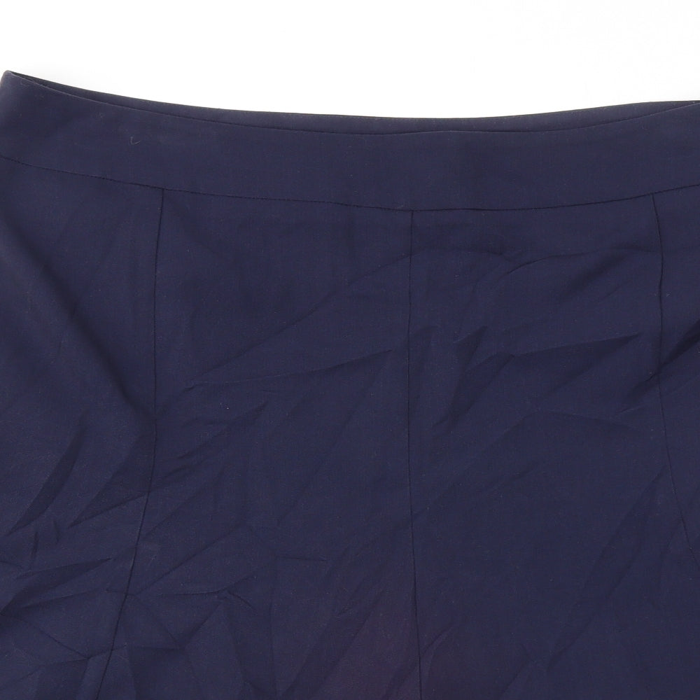 EAST Womens Blue   Flare Skirt Size 16